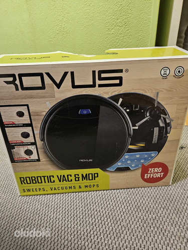 Робот-пылесос Rovus BL500N + зарядка + пульт + коробка