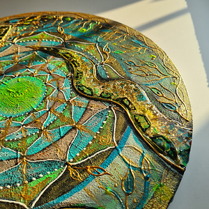 Uus hind! Käsitöö mandala maal 30 cm (3 foto / 8)