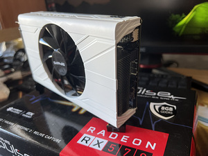 SAPPHIRE PULSE Radeon RX 570 ITX 8GB GDDR5 "White edition" (4 foto / 9)