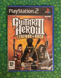 PS2 Guitar Hero III Legends of Rock Skandinaavia