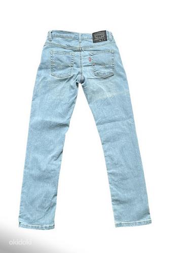 Узкие светлые джинсы скинни Levis 511 размер W27 L29 (фото #4)