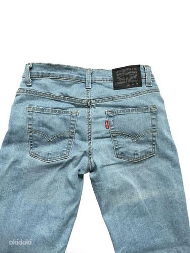 Узкие светлые джинсы скинни Levis 511 размер W27 L29 (фото #5)