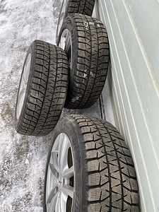 Шины Bridgestone м+с на дисках autec (5 фото из 6)