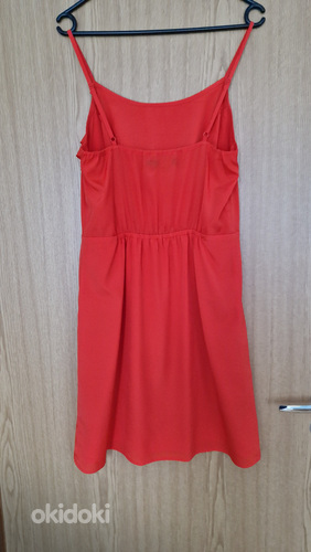 Оранжевое летнее платье, М (фото #2)