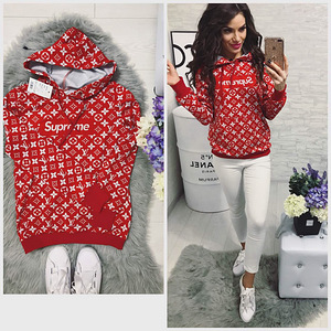 Кофта Луи Виттон Сьюприм Supreme червона (2 фото з 2)