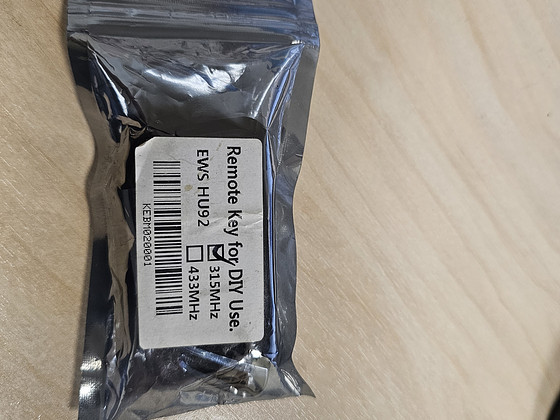 Ключ BMW 315Mhz EWS HU92