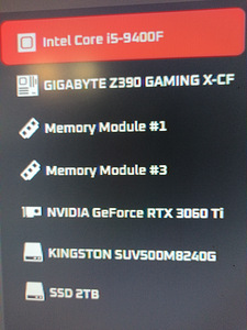 Игровой ПК.G-Z390 X-CF.I5-9400F.DDR4-16GB.RTX-3060TI.SSD-M2 (7 фото из 8)
