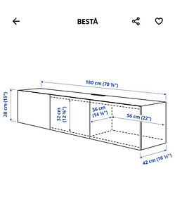 Тумба для TV Икея (3 фото из 3)