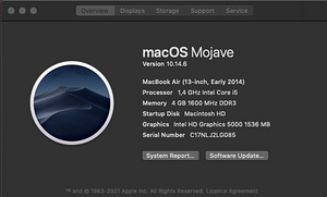 Macbook Air 128GB 2014 RUS/SWE (3 foto / 3)