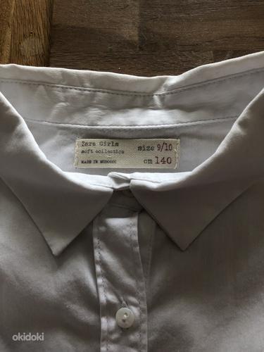 Белая блуза Zara s.140 цена 7.- (фото #2)