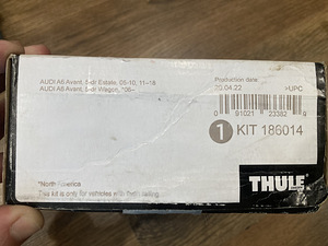 Thule Kit 186014 - Audi A6 Avant (3 foto / 9)