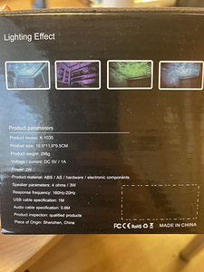 Kõlariga led projektor-lamp (2 foto / 2)