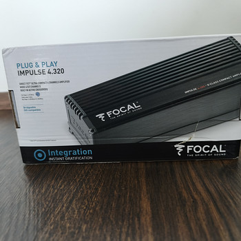 ПРОДАЁТСЯ НОВЫЙ автомобильный усилитель Focal Impulse 4.320