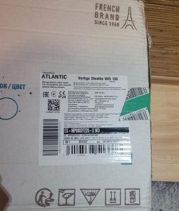 ВОДОНАГРЕВАТЕЛЬ С КЕРАМИЧЕСКИМ НАГРЕВАТЕЛЬНЫМ ЭЛЕМЕНТОМ ATLANTIC VERTIGO WI-FI 1... (2 фото из 3)