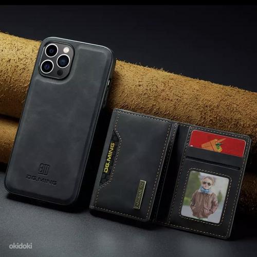 Чехол для iPhone 12 Pro Max + магнитный кошелек (фото #1)