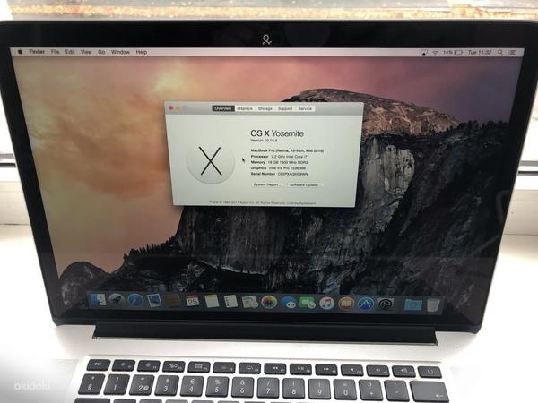 Macbook Pro (середина 2015 г.), 15 дюймов, i7, 16 ГБ ОЗУ (фото #1)