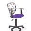 Детское офисное кресло Halmar Spiker, фиолетовый (фото #1)