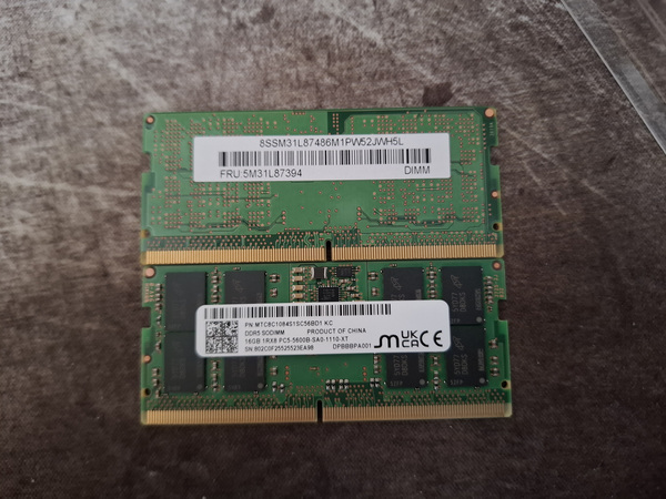 Micron SODIMM 2x16GB DDR5 5600Mhz память