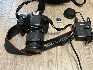 Fotokaamera Canon EOS 1100D + 18-55mm Kit (2 foto / 3)