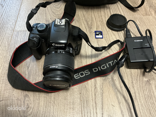 Fotokaamera Canon EOS 1100D + 18-55mm Kit