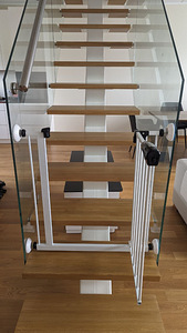 Turvavärav lastele või loomadele + Seina Kaitse - 75-90cm (2 foto / 5)