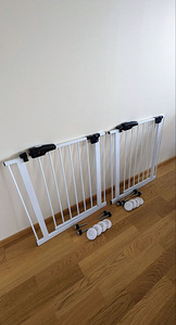 Turvavärav lastele või loomadele + Seina Kaitse - 75-90cm (5 foto / 5)