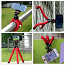 Statiiv + Adapter telefoni ja kaamerale - Must Punane Sinine (foto #5)