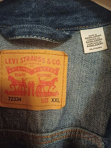 НОВАЯ МУЖСКАЯ ДЖИНСОВАЯ КУРТКА LEVI`S, XXL (4 фото из 6)