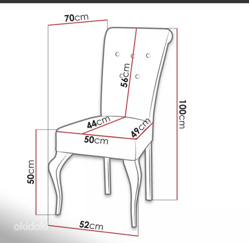 Обеденный стол + 6 стульев (фото #9)