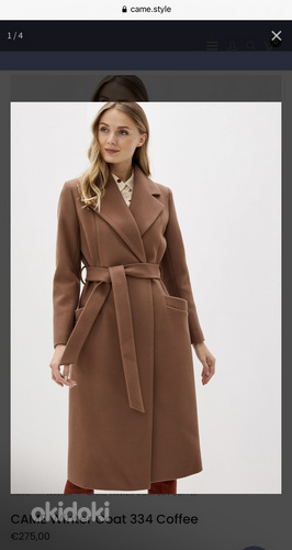 Uus CAME Villane mantel. Шерстяное пальто. Wool coat. (фото #2)