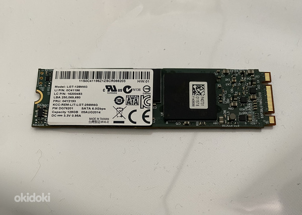 SSD ketas M.2 128GB (foto #1)