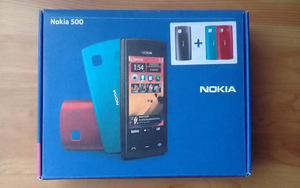 Nokia 500 kaaned ja laadija AC-8E (5 foto / 6)