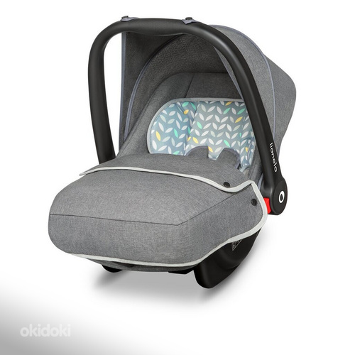 Автолюлька Lionelo Noa Plus, 0-13 кг, Grey Scandi