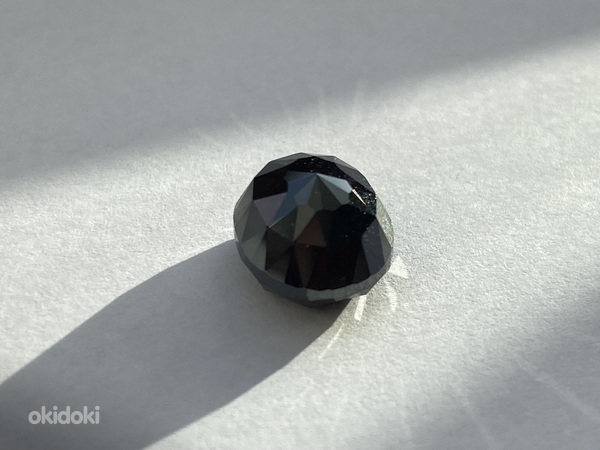 Черный бриллиант 6,23 карата 100% правильный (фото #6)