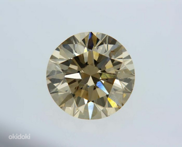 Teemant 0.32ct fancy light brown GIA sertifikaadiga (foto #1)