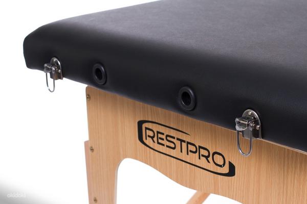 Masāžas galds - kušete RESTPRO® Classic-2 Black (foto #4)