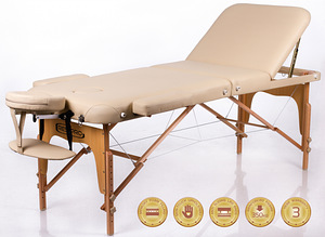 Kokkupandav massaažilaud RESTPRO® Memory 2 Beige (1 foto / 10)