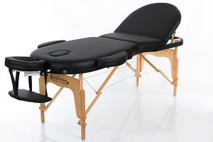 Kokkupandav massaažilaud RESTPRO® VIP OVAL 3 Black (1 foto / 9)