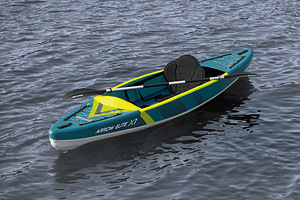 Одноместный надувной каяк Bestway Arrow Elite X1 365x73x30 (5 фото из 9)