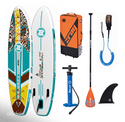 SUP доска Zray Graffiti Teal 305x84x15 см 34247