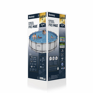 Karkassbassein Bestway 56462 Steel Pro Max Set 549x122 cm (10 foto / 10)