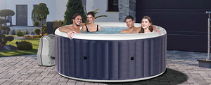 Pripūčiama džakuzi Phuket Blue Laser Rattan, 4-6 asmenims (2 foto / 7)
