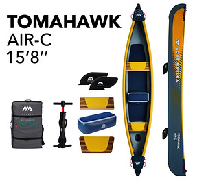 3-местный надувной каяк Aqua Marina Tomahawk 478x88 см (1 фото из 10)