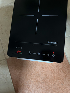 Induktsioonpliit. Portable Induction Cooktop, Sunmaki 1800W (4 foto / 5)