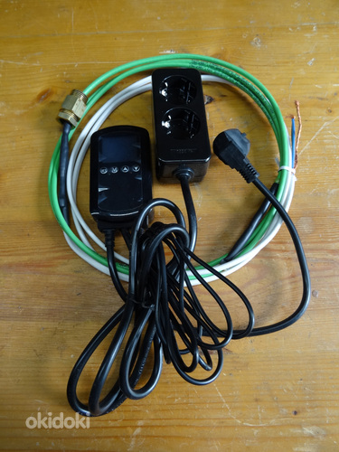 Продам терморегулятор теплоком с датчиком и греющим кабелем (фото #1)