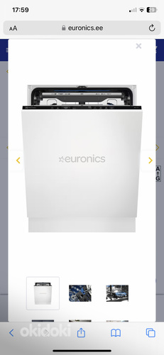 Electrolux 700, 14 комплектов посуды - Интегрируемая посудом (фото #1)