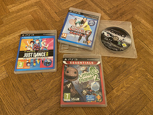 Sony PS3 mängukonsool + mängud (2 foto / 2)