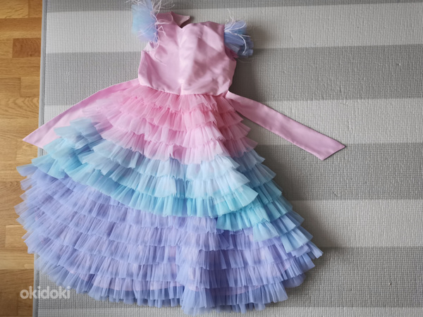 Очень красивое пышное праздничное платье для девочки, 116-12 (фото #3)