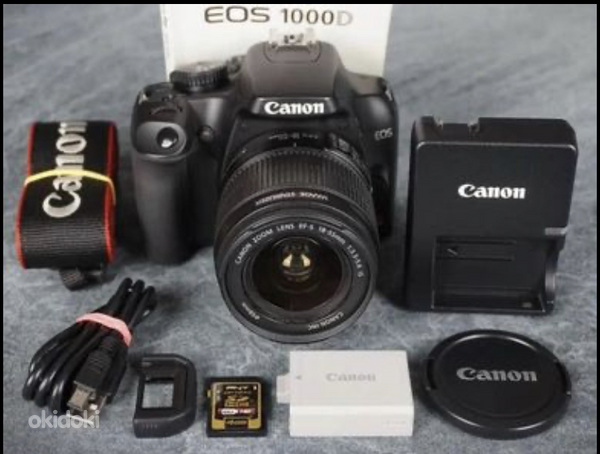 Canon EOS 1000D + 18-55mm+charger+ original box (foto #4)