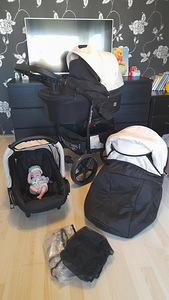 Новый Gagadumi Boston 3in1 коляска/комплект коляски